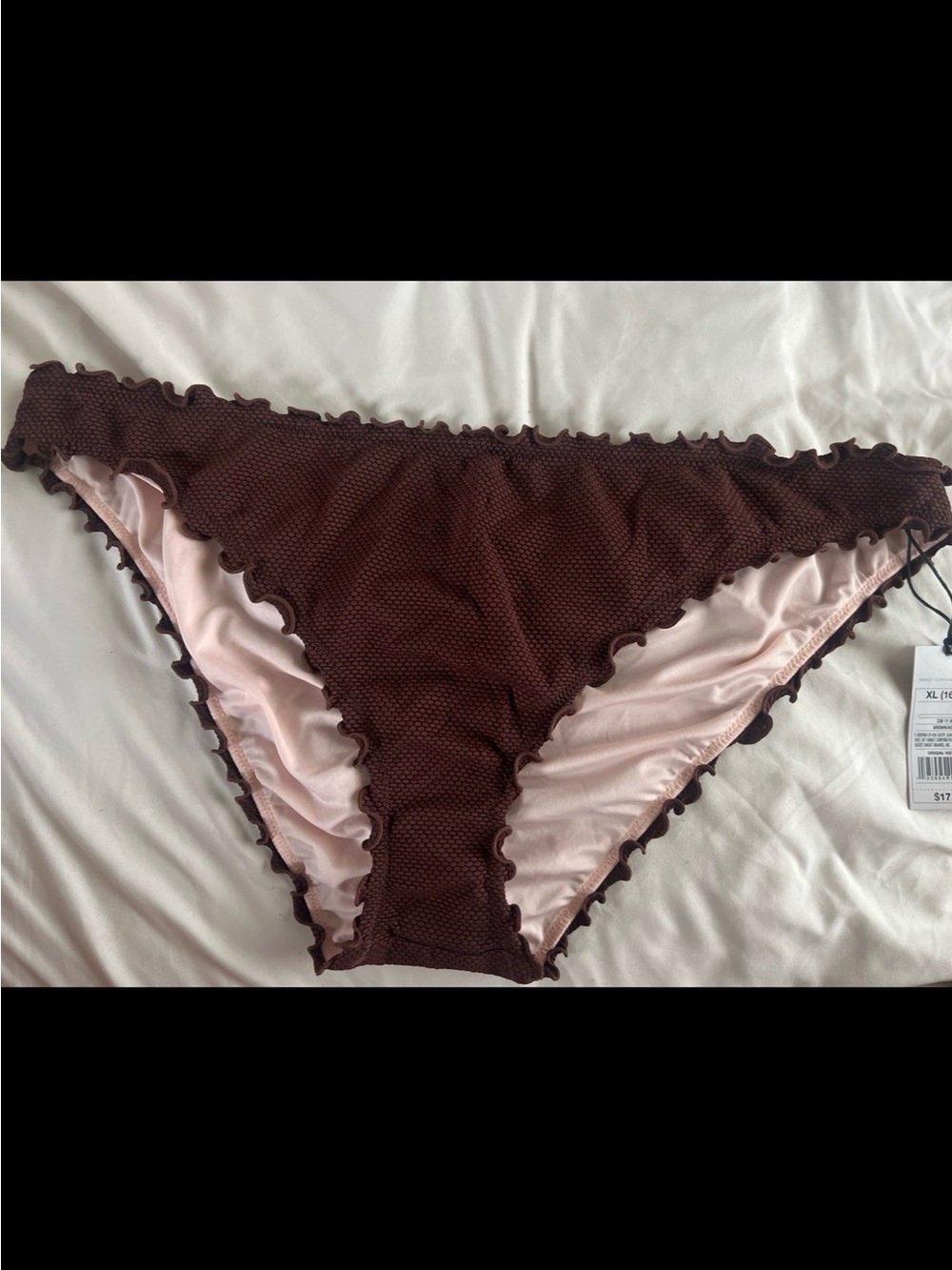 Shade & Shore Brown Ribbed Underwire Bikini Set - Picture 8 of 11